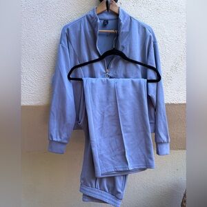 Light Blue Tracksuit Set